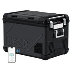ICECO APL55 Aluminum Dual Zone 58QT Portable Cooler Black