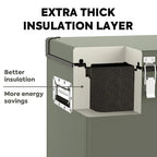 ICECO VL60 Dual Zone 63QT Portable Cooler Olive