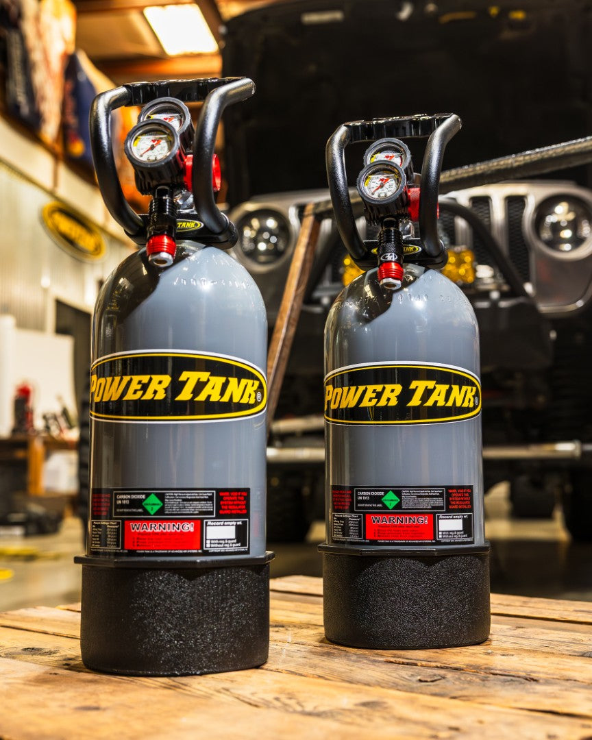 10 lb CO2 Spare Bottle Powdercoated