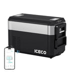 ICECO JP40 Pro Dual Zone Wheeled 39QT Portable Cooler Silver