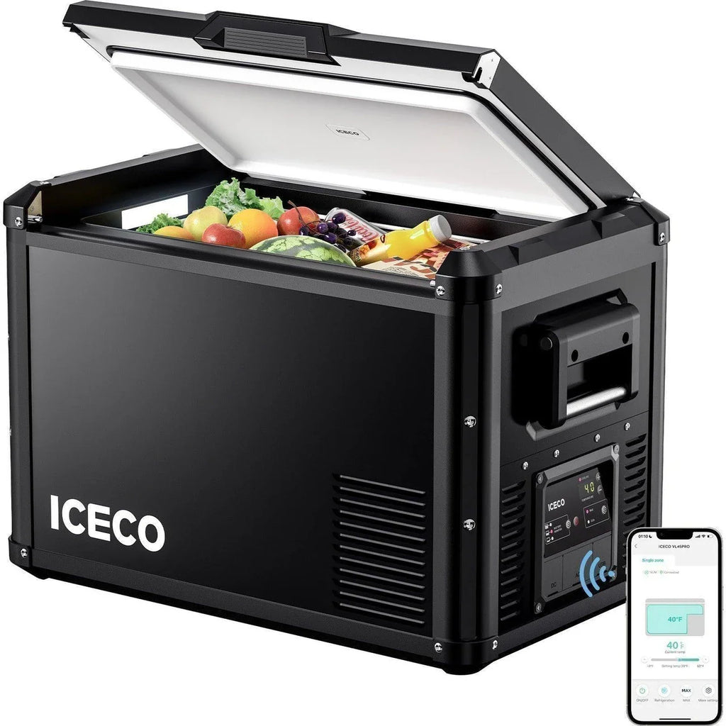 ICECO VL60 Pro Single Zone 63QT Portable Cooler Black