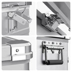 ICECO APL35 Aluminum Dual Zone 37QT Portable Cooler Silver