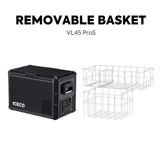 ICECO VL45 Pro Single Zone 47QT Portable Cooler Black