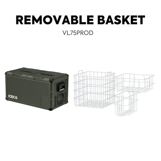 ICECO VL75 Pro Dual Zone 79QT Portable Cooler Olive