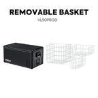 ICECO VL90 Pro Dual Zone 95QT Portable Cooler Black
