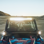 Heretic 6 Series Light Bar - 30 Inch: Black Bezel | Stainless Bolts | Combo Reflector | Clear Lens