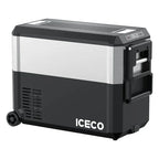 ICECO JP40 Pro Dual Zone Wheeled 39QT Portable Cooler Silver
