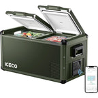ICECO VL75 Pro Dual Zone 79QT Portable Cooler Olive