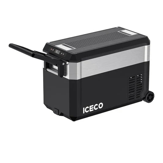 ICECO JP50 Pro Dual Zone Wheeled 51QT Portable Cooler Silver