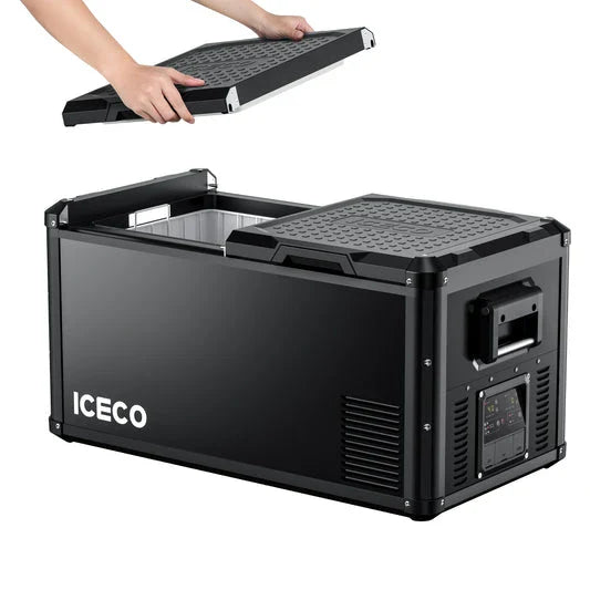 ICECO VL75 Pro Dual Zone 79QT Portable Cooler Black