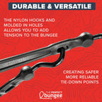 Perfect Bungee - 36" Adjust-A-Strap Bungee Strap - Black - Tray 20 QTY