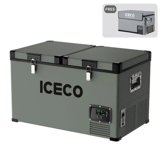 ICECO VL60 Dual Zone 63QT Portable Cooler Olive