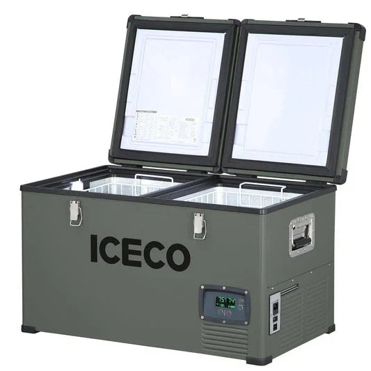 ICECO VL60 Dual Zone 63QT Portable Cooler Olive