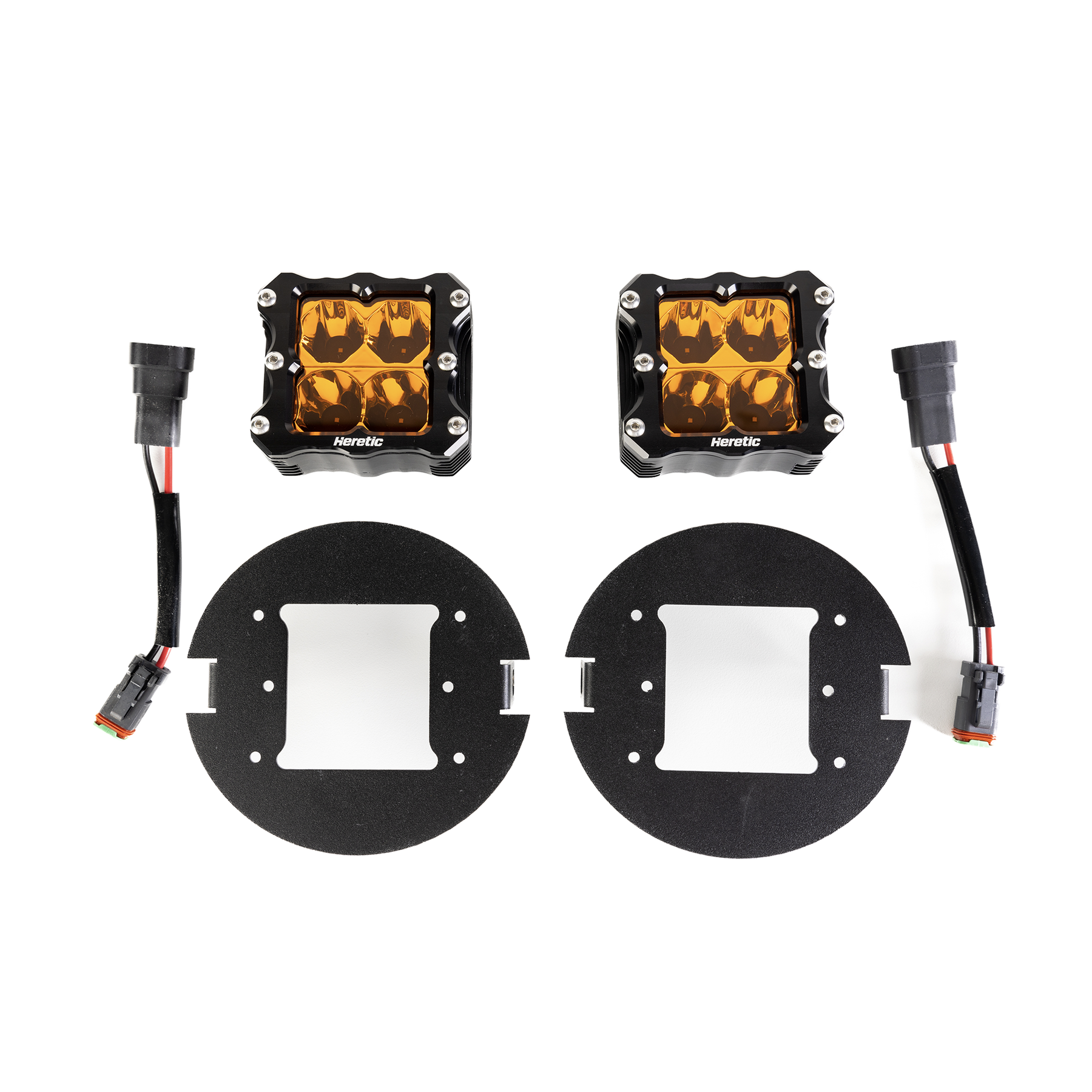 Heretic Toyota Tacoma (2005-2011) Amber LED Fog Light Kit