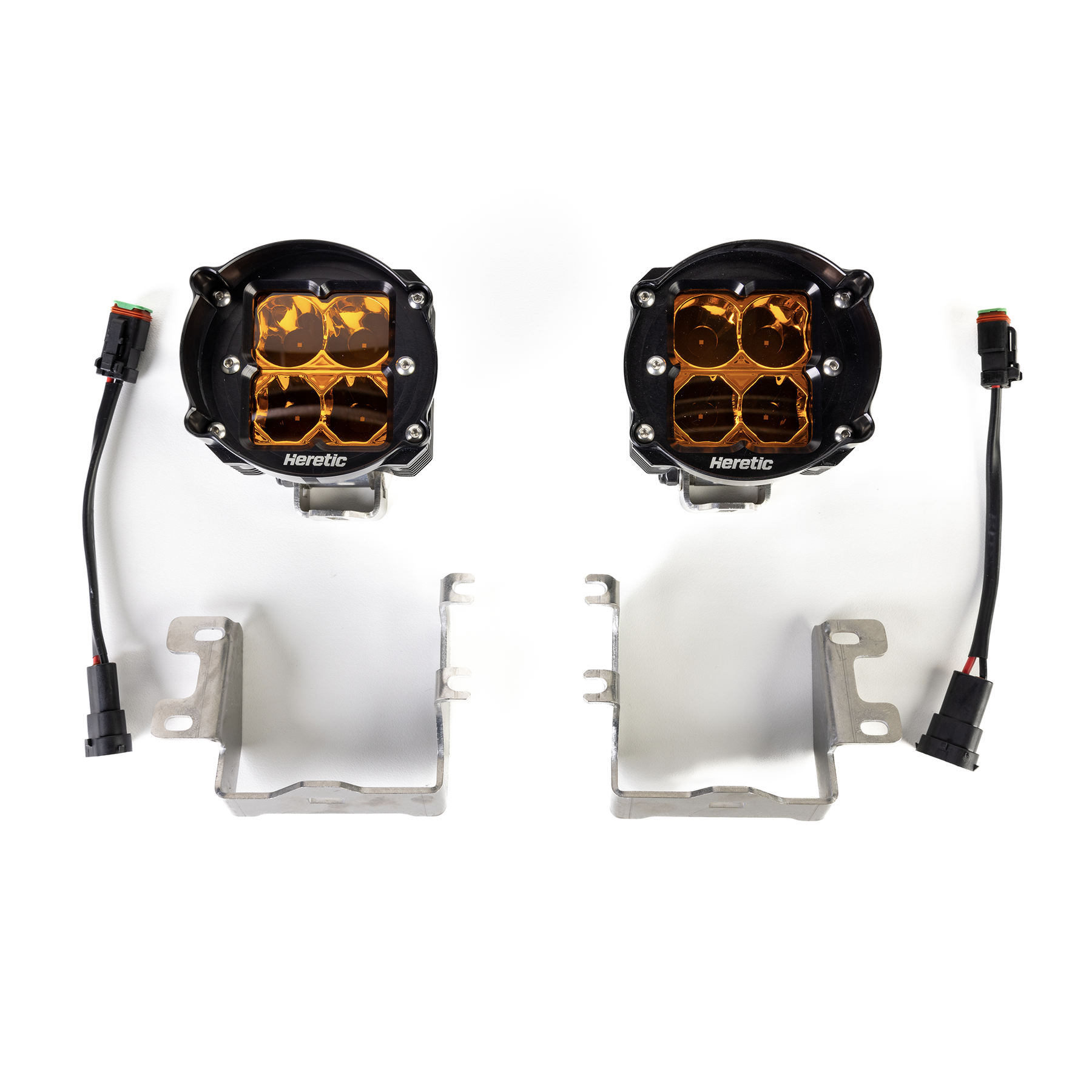 Heretic Toyota Tacoma (2012+) Tundra (2014-2021) Fog Light Kit - Amber Lens