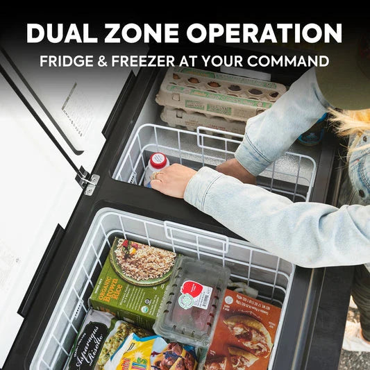 ICECO VL90 Pro Dual Zone 95QT Portable Cooler Black