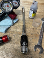 Super Stiffy Regulator Coupler Upgrade - 10" Stainless Steel Braided Super Coupler Extension