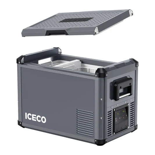 ICECO VL45 Pro Dual Zone 45QT Portable Cooler Grey
