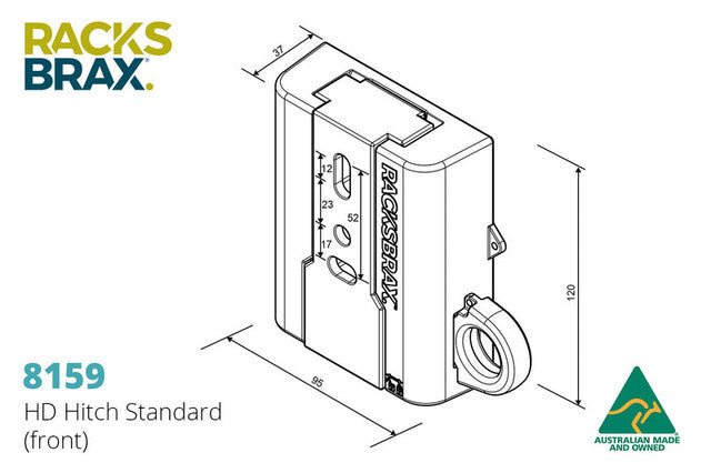 Racksbrax HD Hitch Standard (Double) [R]