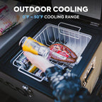 ICECO VL60 Dual Zone 63QT Portable Cooler Olive