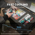 ICECO APL20 Aluminum Single Zone 21QT Portable Cooler Black