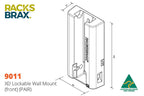 Racksbrax XD Lockable Wall Mount [R]