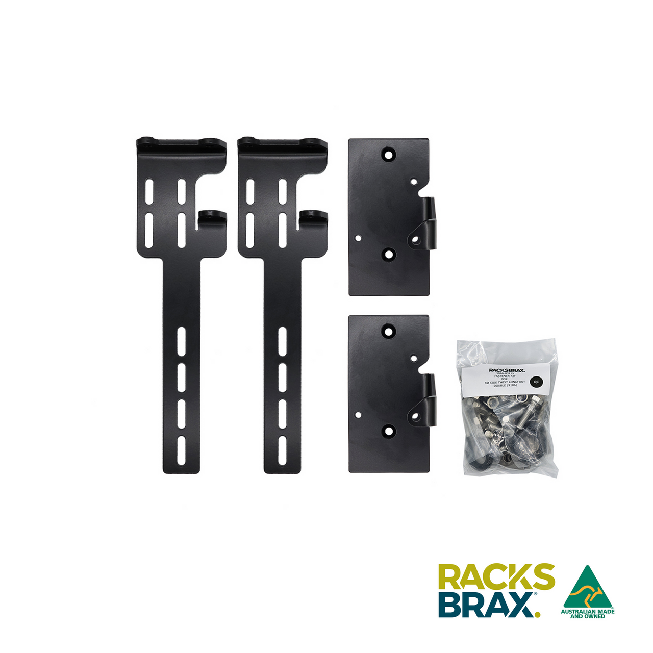 Racksbrax XD Side Twist Bracket - Long (Double) [R]