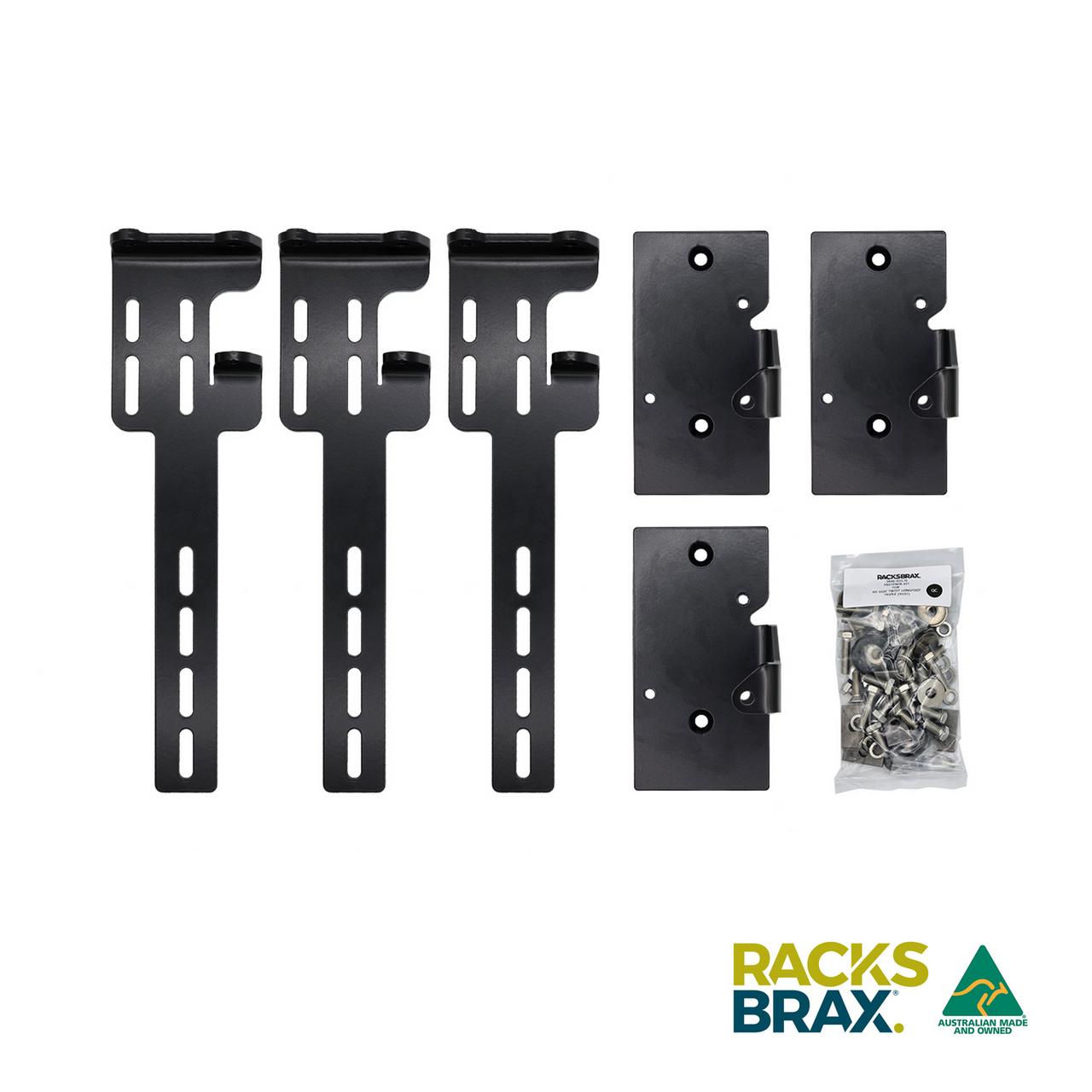 Racksbrax XD Side Twist Bracket - Long (Triple) [R]