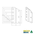 Racksbrax XD MULTI-AWN ADAPTOR (DOUBLE) [A]