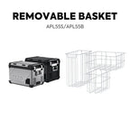 ICECO APL55 Aluminum Dual Zone 58QT Portable Cooler Black
