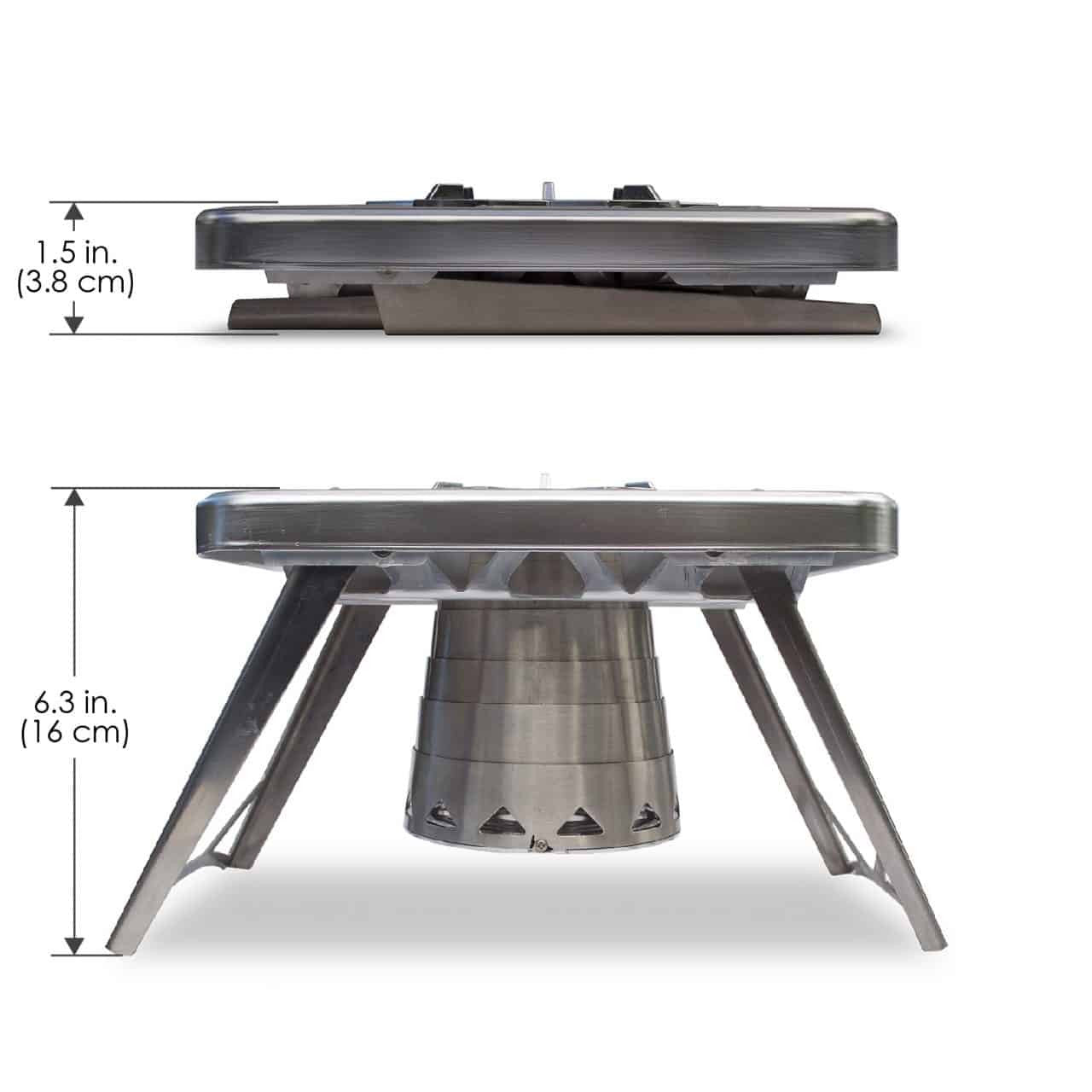 nCamp Kitchen to Go 5 Piece (Stove, Prep, Adapter, Case, Café)