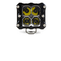 Heretic 6 Series Quattro Light: Black Bezel | Stainless Bolts | Spot Reflector | Clear Lens