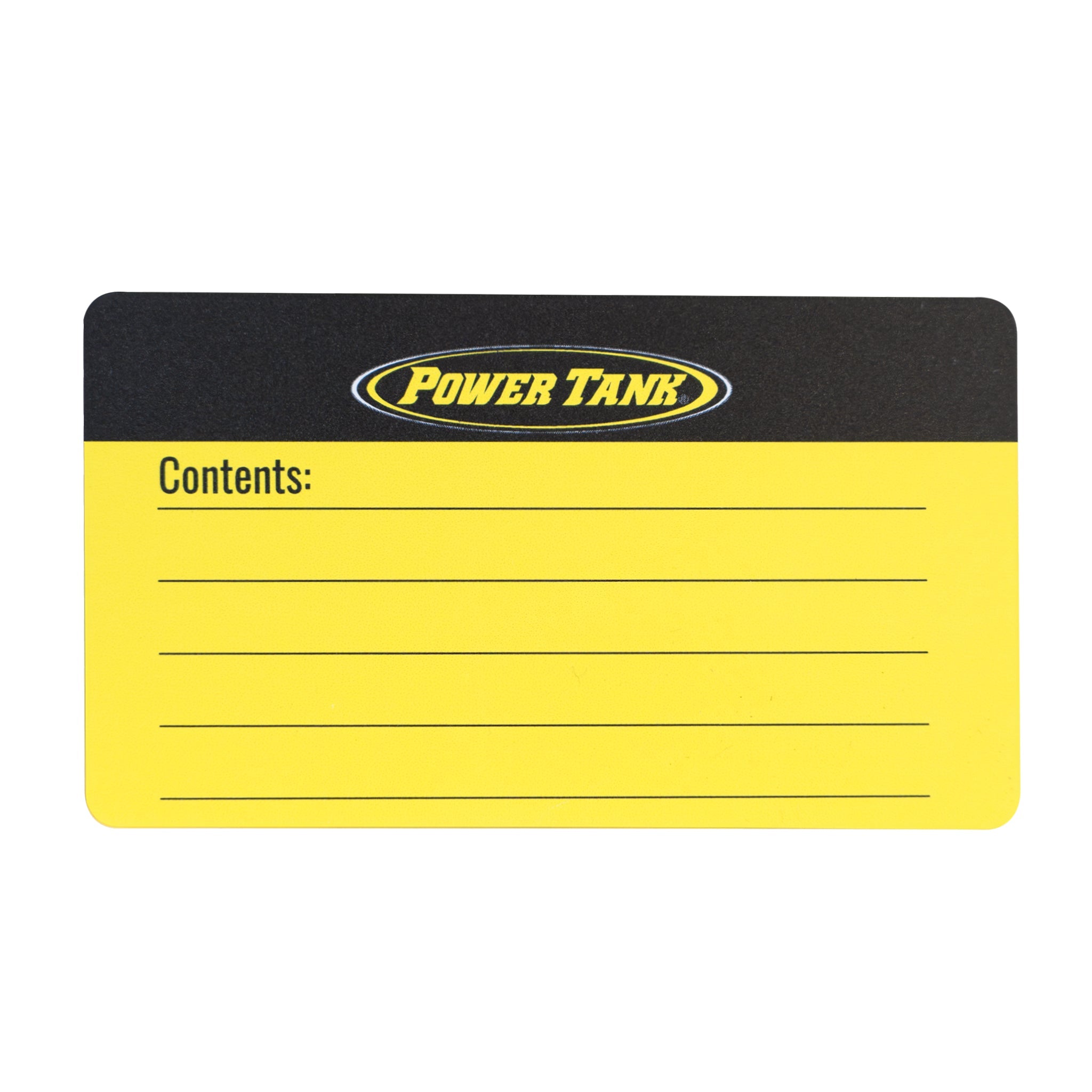 Content Card for Power Tank Bags