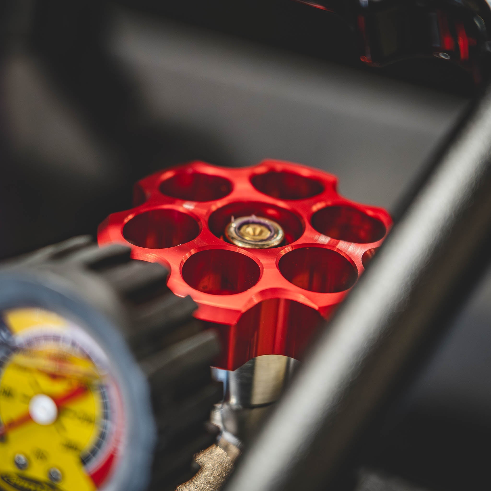 Six Shooter Aluminum Tank Knobs