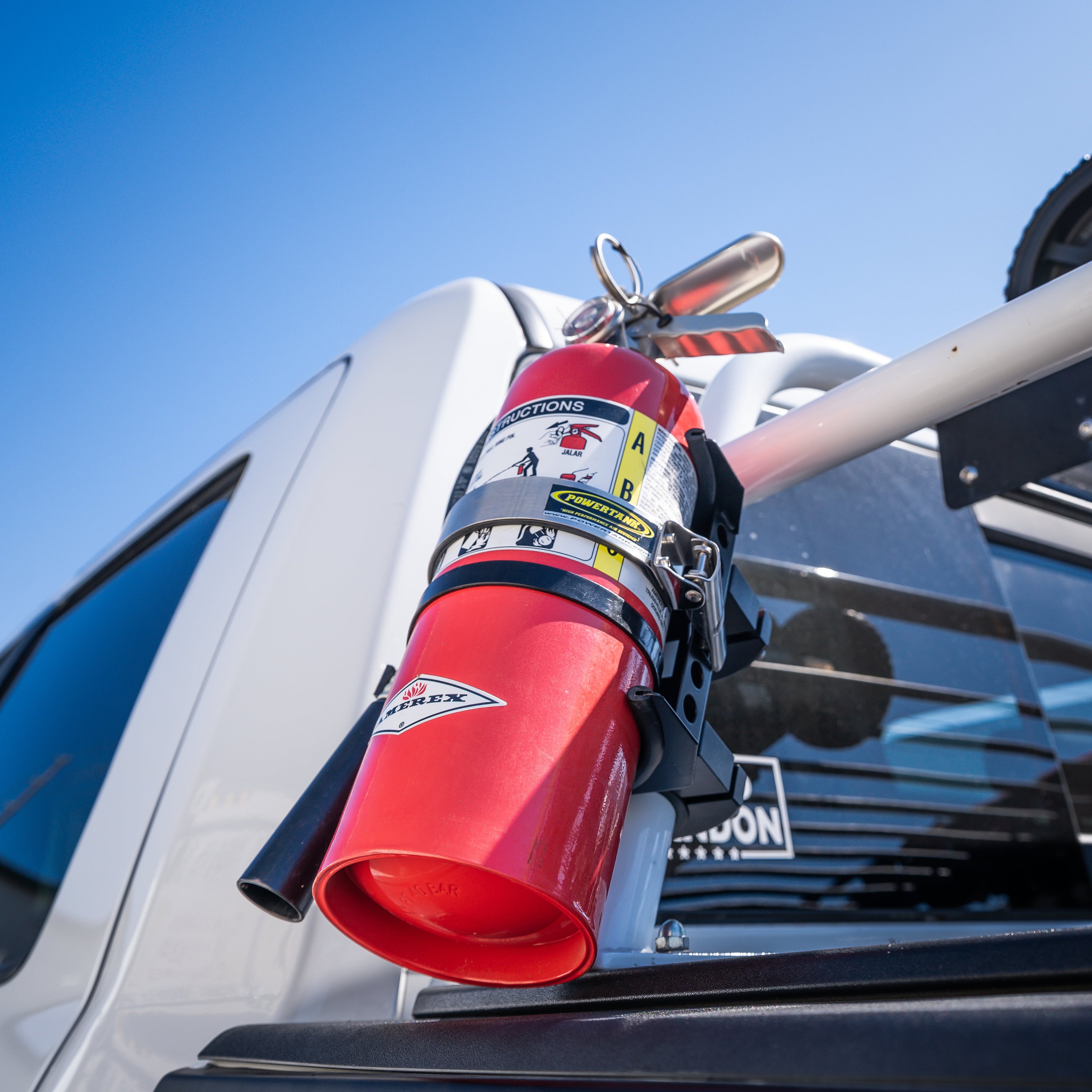 Fire Extinguisher Bracket - 5 lb ABC Fire Extinguisher