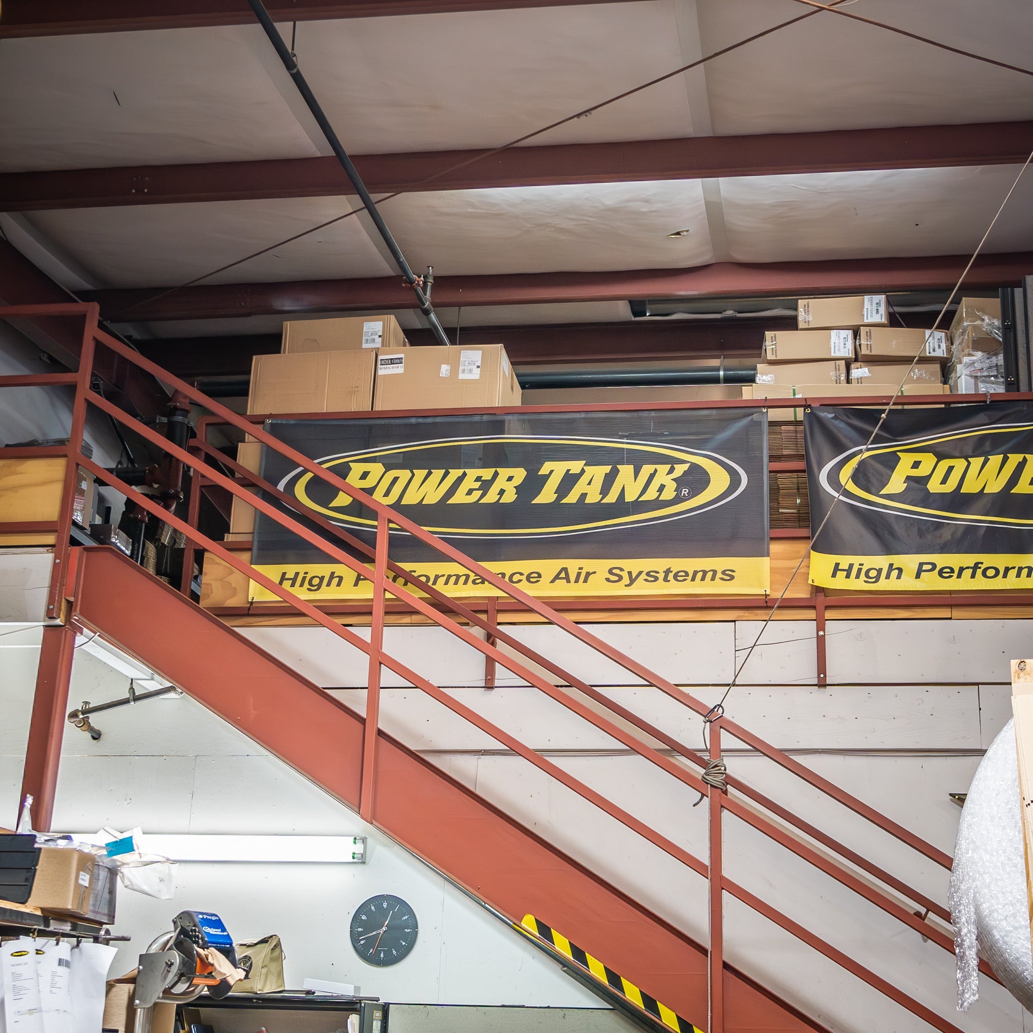 Mesh Power Tank Banner - 8x3 - Heavy-Duty Mesh Vinyl