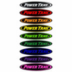 12 inch Colored Power Tank Decals