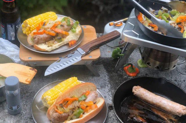 nCamp Elite Santoku-style Food Prep Knife