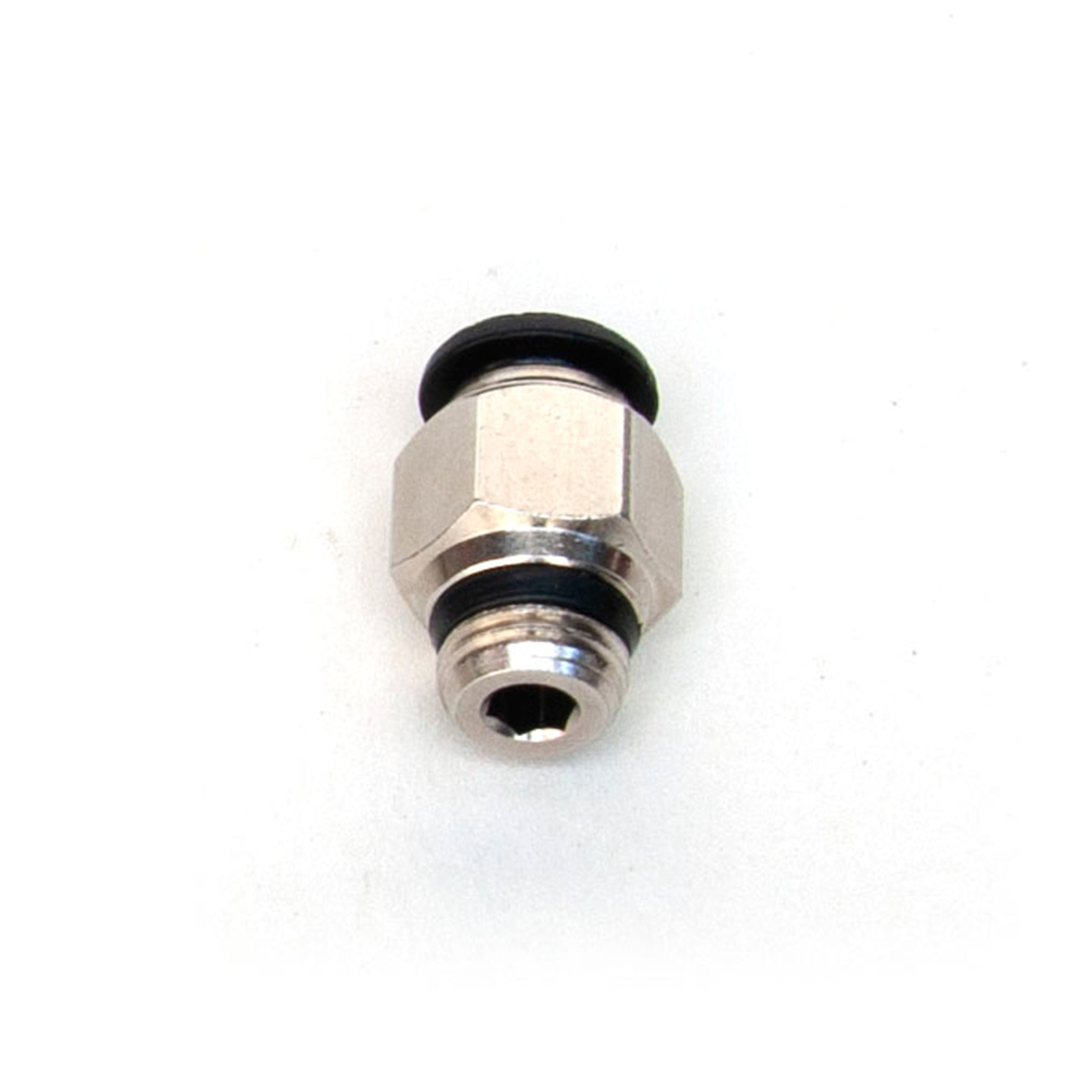 Straight Push-In Air Line Fitting - 5 mm. or 6 mm. x 1/8" Global Thread