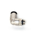 90-degree Elbow push-in air line fitting - 5 mm. or 6 mm. x 1/8" Global thread