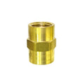 1/4" FPT x 1/4" FPT Brass Coupler