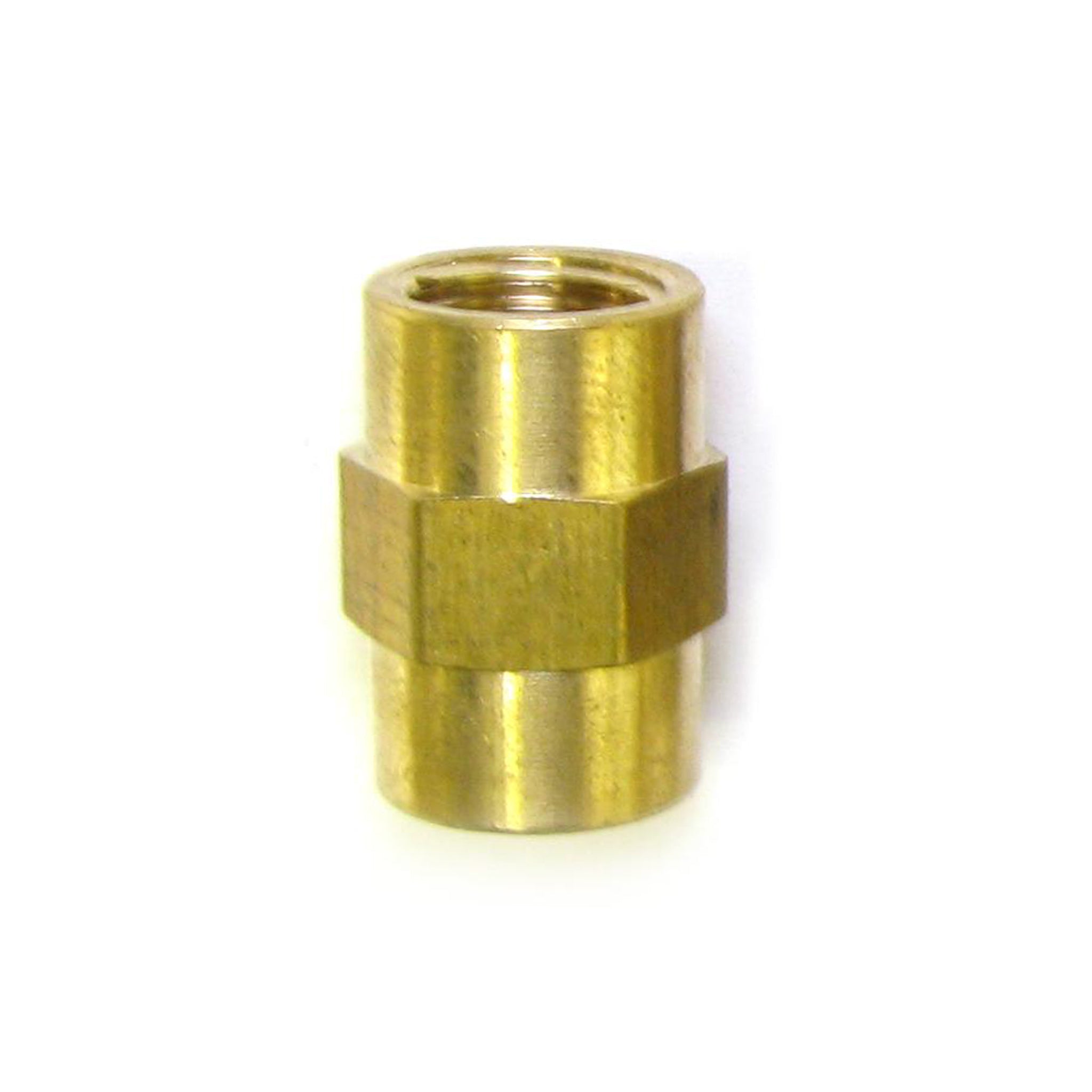 1/8" FPT x 1/8" FPT Brass Coupler
