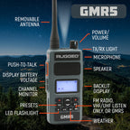 GMR5 - 5W GMRS Handheld Radio