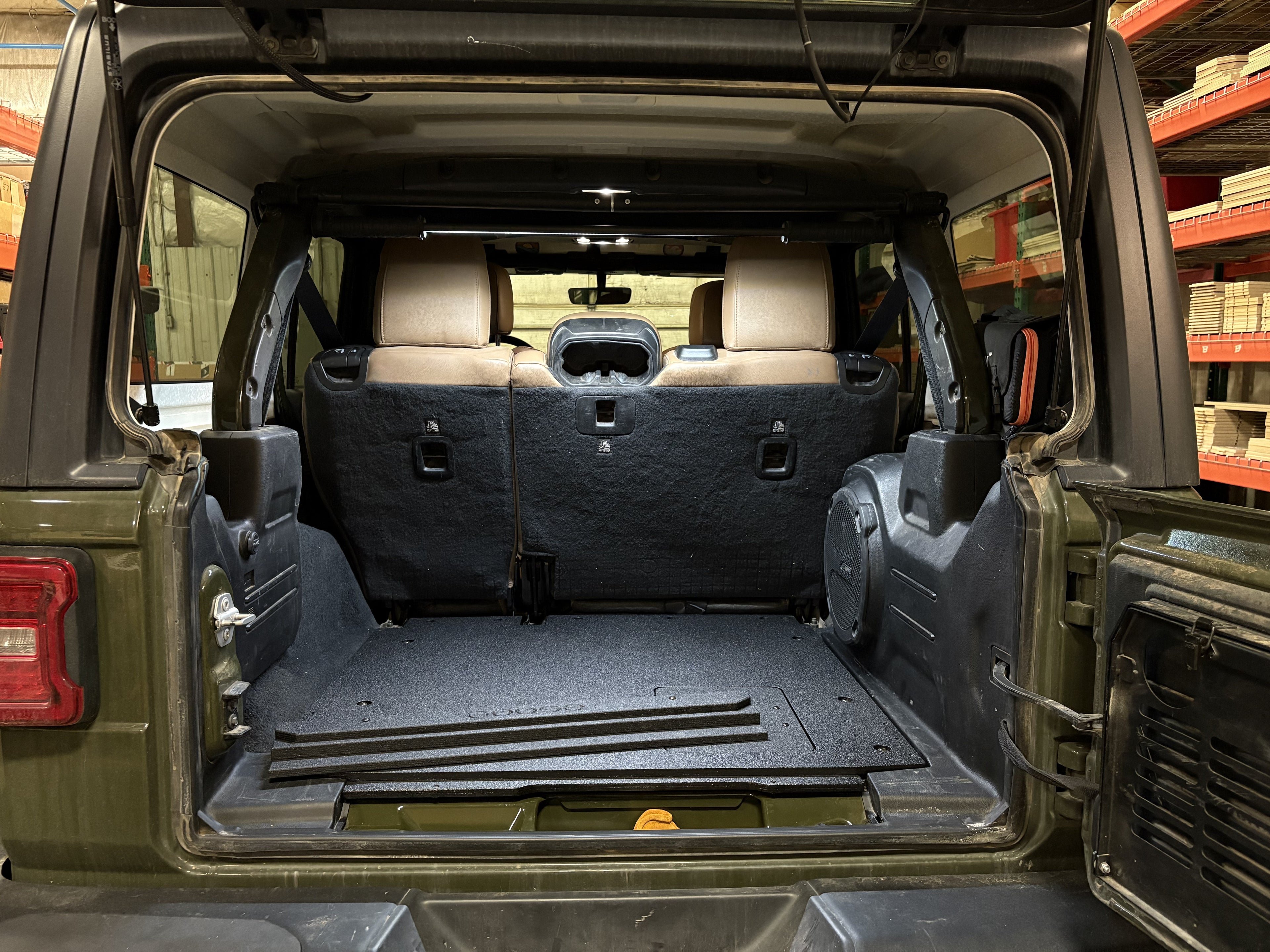 Jeep Wrangler 2018-2023 JLU 4 Door - Rear Plate System