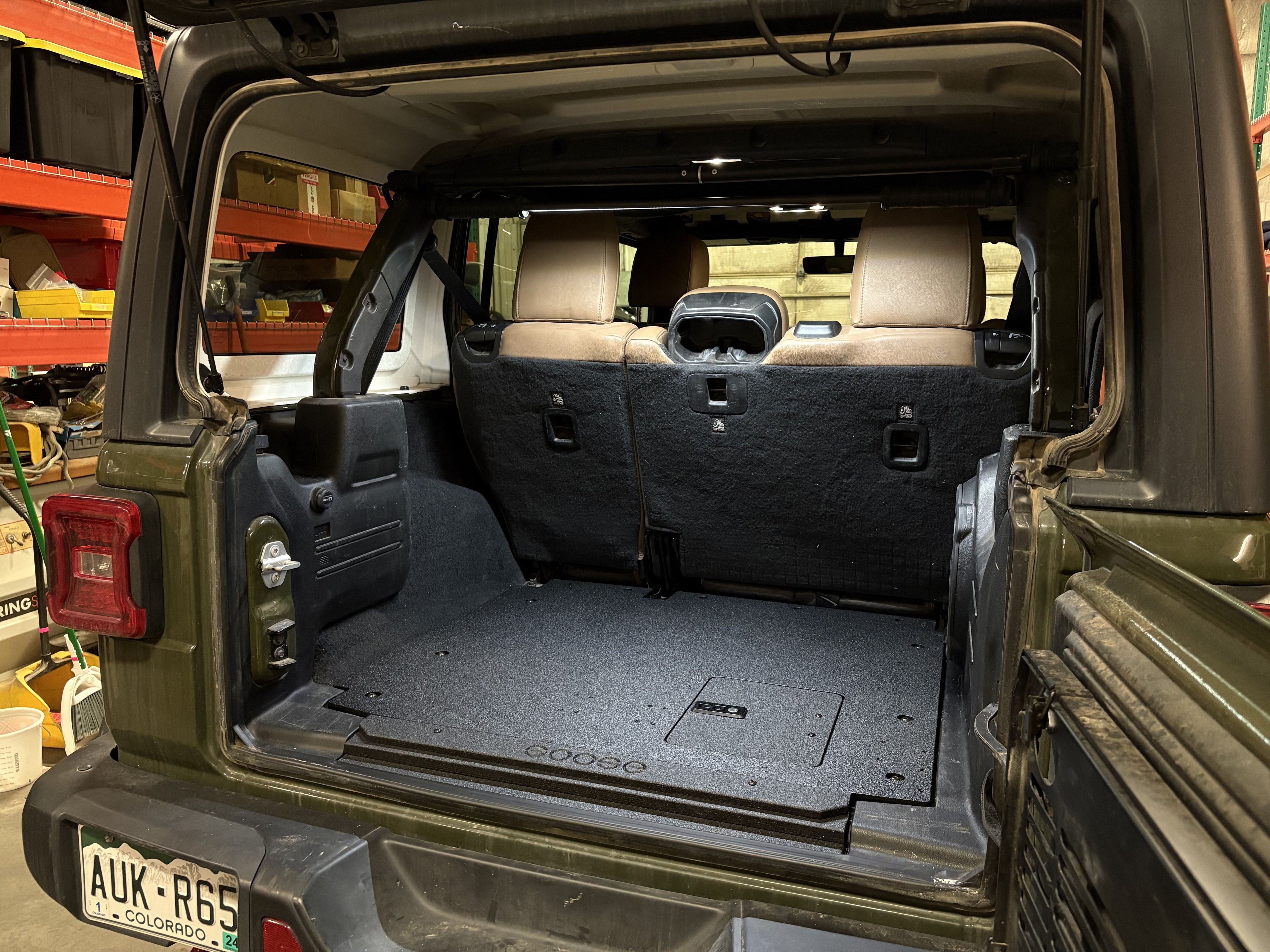 Jeep Wrangler 2018-2023 JLU 4 Door - Rear Plate System