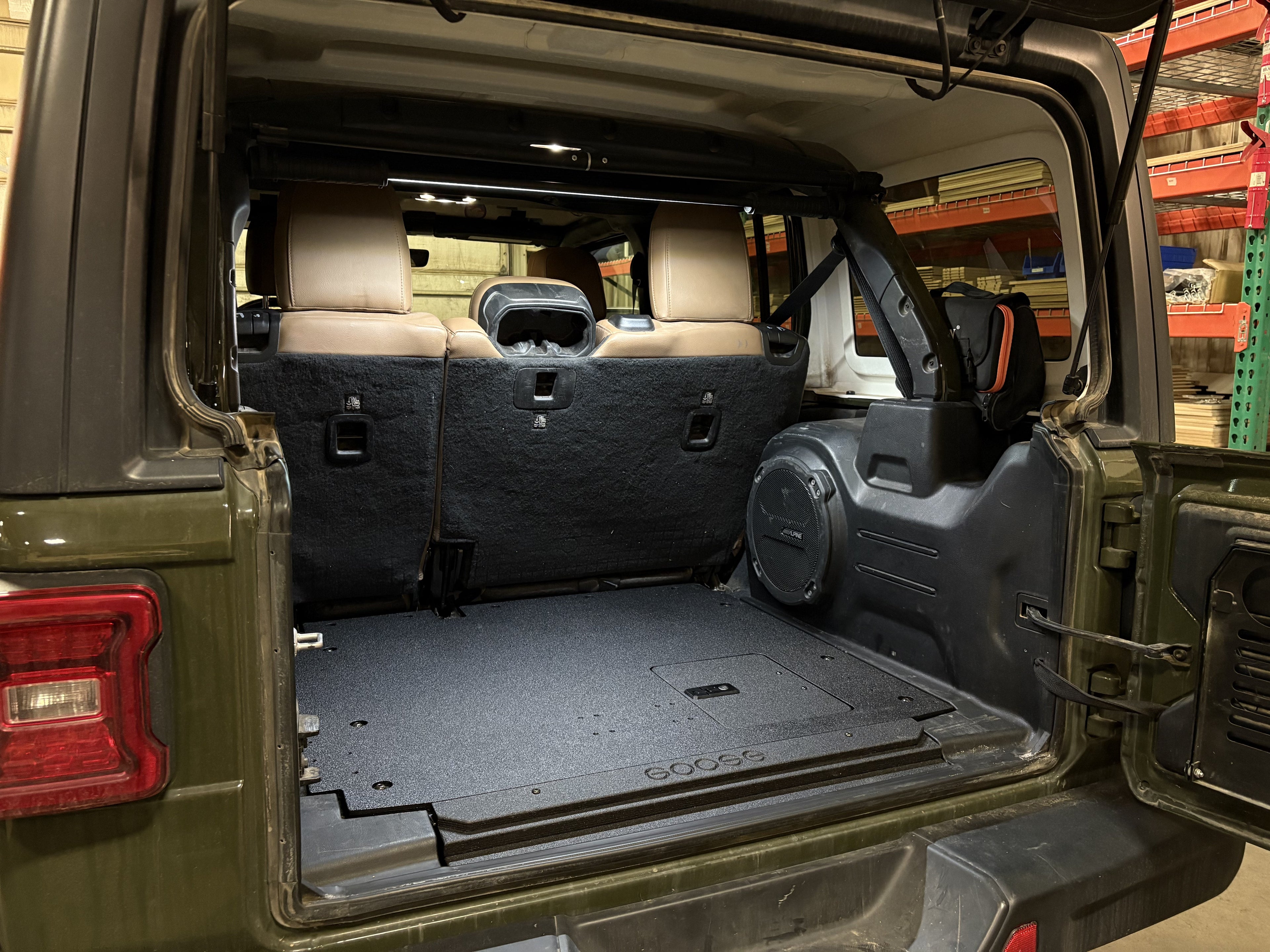 Jeep Wrangler 2018-2023 JLU 4 Door - Rear Plate System