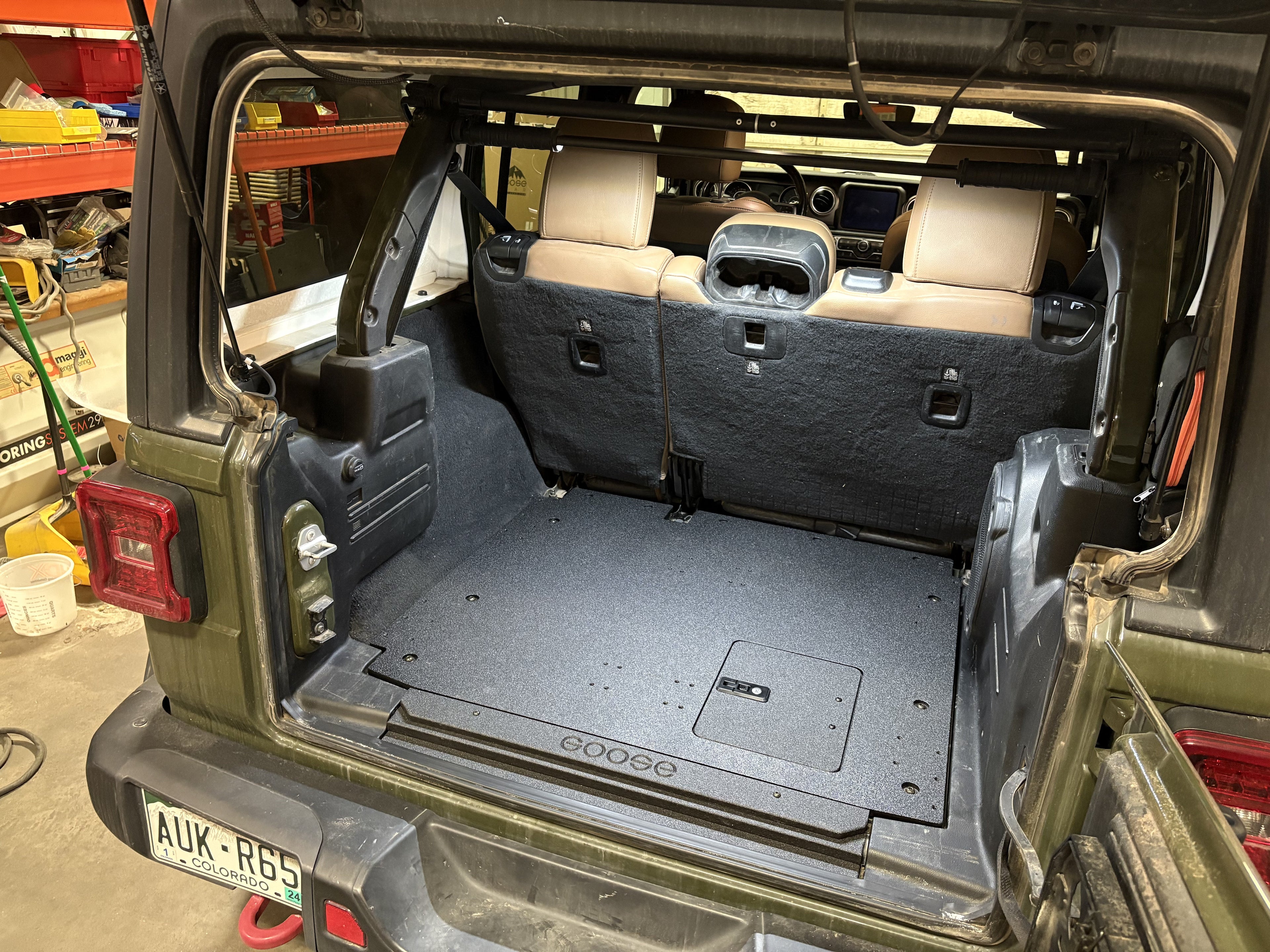 Jeep Wrangler 2018-2023 JLU 4 Door - Rear Plate System
