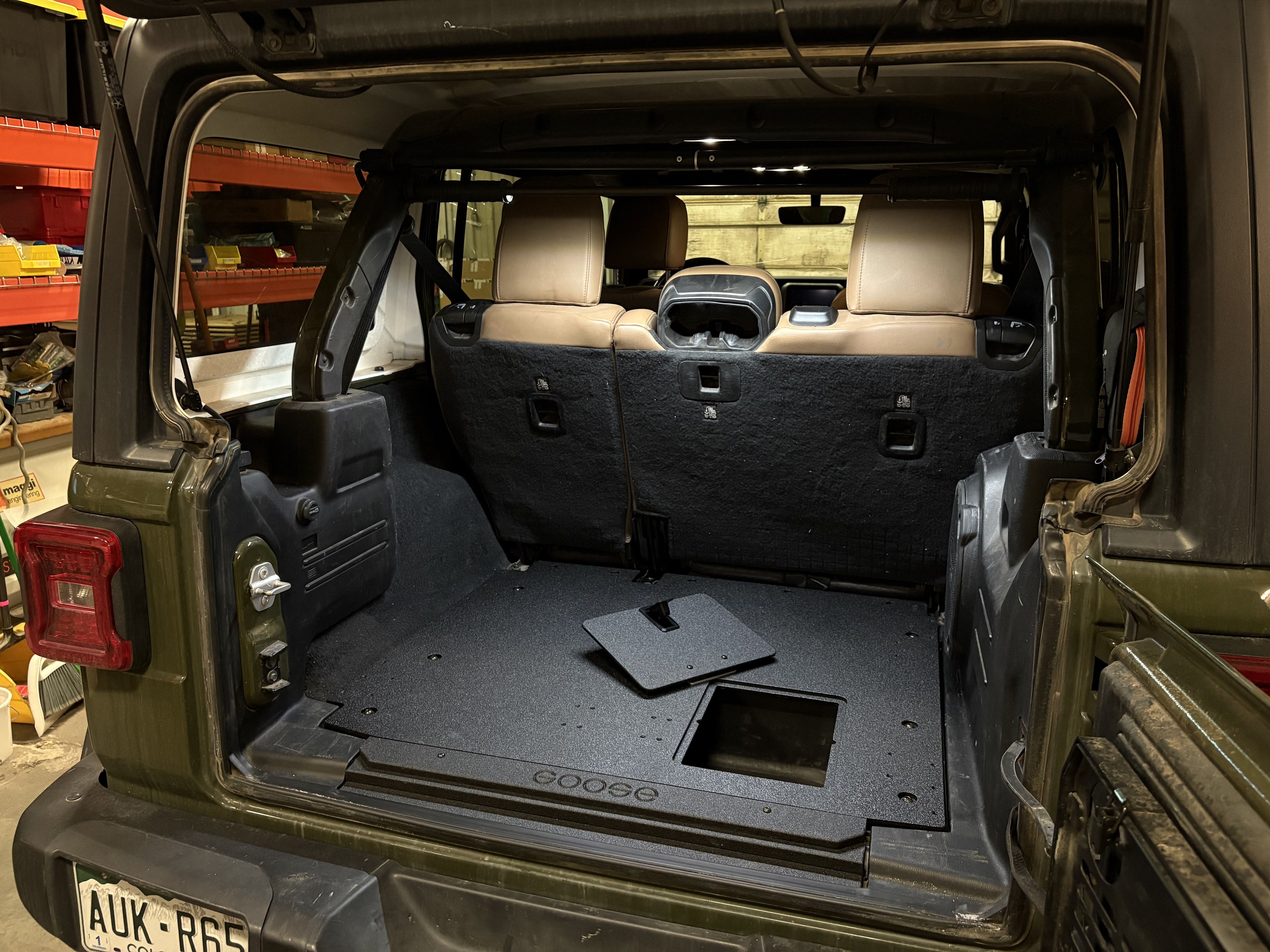 Jeep Wrangler 2018-2023 JLU 4 Door - Rear Plate System