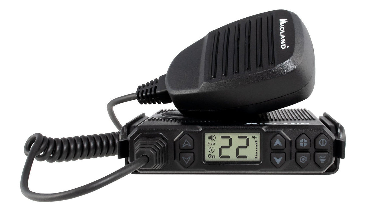 Midland Micro Mobile 5 Watt GMRS Radio with Weather and Magnetic Mount Antenna [A]