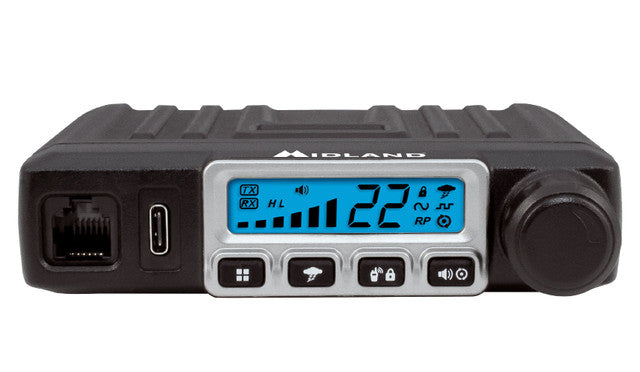 Midland Micro Mobile 15 Watt GMRS Radio with Magnetic Mount Antenna (MXT115) [A]